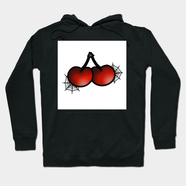 cherries Hoodie by lizajambalaya